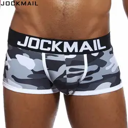 JOCKMAIL бренд камуфляж для мужчин нижнее бельё для девочек боксеры hombre calcinha cueca боксер masculina трусики женщин шорты геев