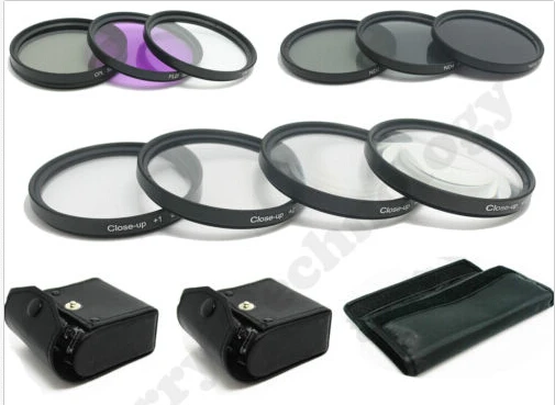 49mm 52mm 55mm 58mm 62mm 67mm 72mm 77mm Macro Close Up Set + UV CPL FLD/ ND 2 4 8 Filter Kit for Canon & Nikon DSLR 49mm 52mm 55mm 58mm 62mm 67mm 72mm 77mm Macro Close Up Set + UV CPL FLD/ ND 2 4 8 Filter Kit for Canon & Nikon DSLR