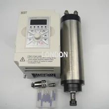 Комплект ЧПУ шпинделя ER11 800 W ER11 Водяное охлаждение шпинделя+ ЧПУ гравировочные Биты+ 1.5KW инвертор