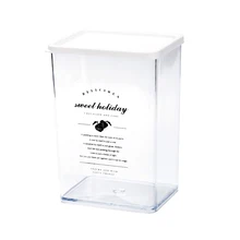 Емкость для хранения пищи яблоко шаблон герметичные контейнеры зерновые и сухие Пластиковые Кухонный Контейнер для фруктов и овощей для крупа мука рисовые закуски сахар Appl