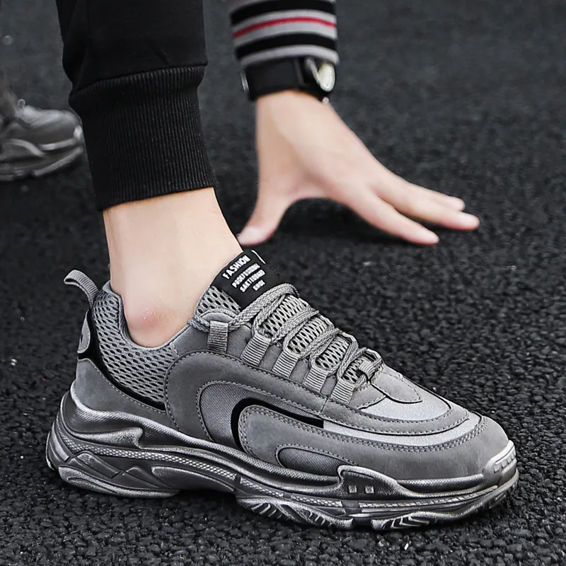 Ins Men's Shoes Spring 2019 New Korean Edition Fashion Sports Leisure Board Running Everything Daddy Summer | Обувь
