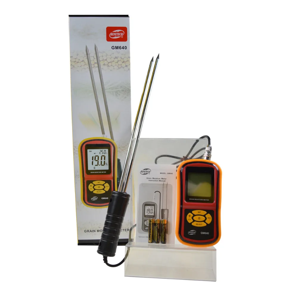 grain moisture meter GM640 handheld digital Brand for 8 kind