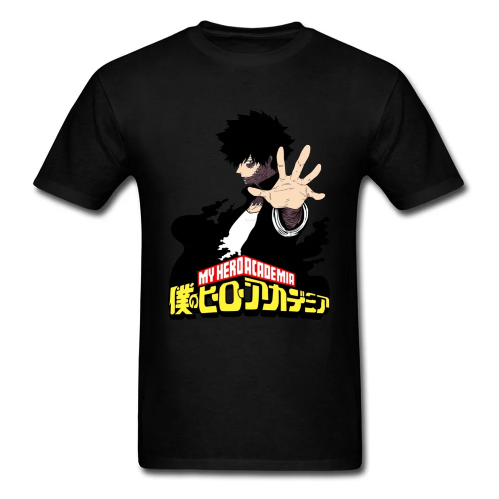 Group Tshirts Short Sleeve Slim Fit Special Men Summer/Autumn Tops & Tees Slim Fit T Shirts Crewneck 100% Cotton Fabric My Hero Academia Dabi Decay 10933 black