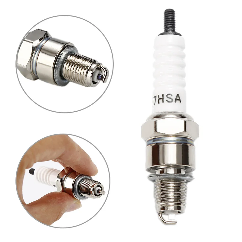 

For Honda Yamaha Kawasaki Suzuki Pit Dirt Bike Nickel Alloy Car Spark Plug C7HSA Spark Ignition Car Accessories Auto Parts