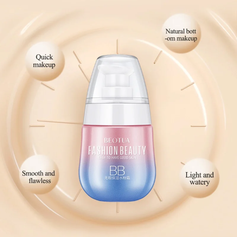 1PC Professional Makeup Liquid BB Cream Moisturizing Brightening Concealer Liquid Foundation BB Cream Face Cosmetic Tool 1PC Professional Makeup Liquid BB Cream Moisturizing Brightening Concealer Liquid Foundation BB Cream Face Cosmetic Tool