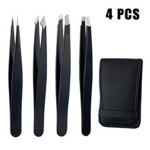Tweezers Maintenance-Tools Eyebrow Anti-Static Industrial-Precision Straight Stainless-Steel
