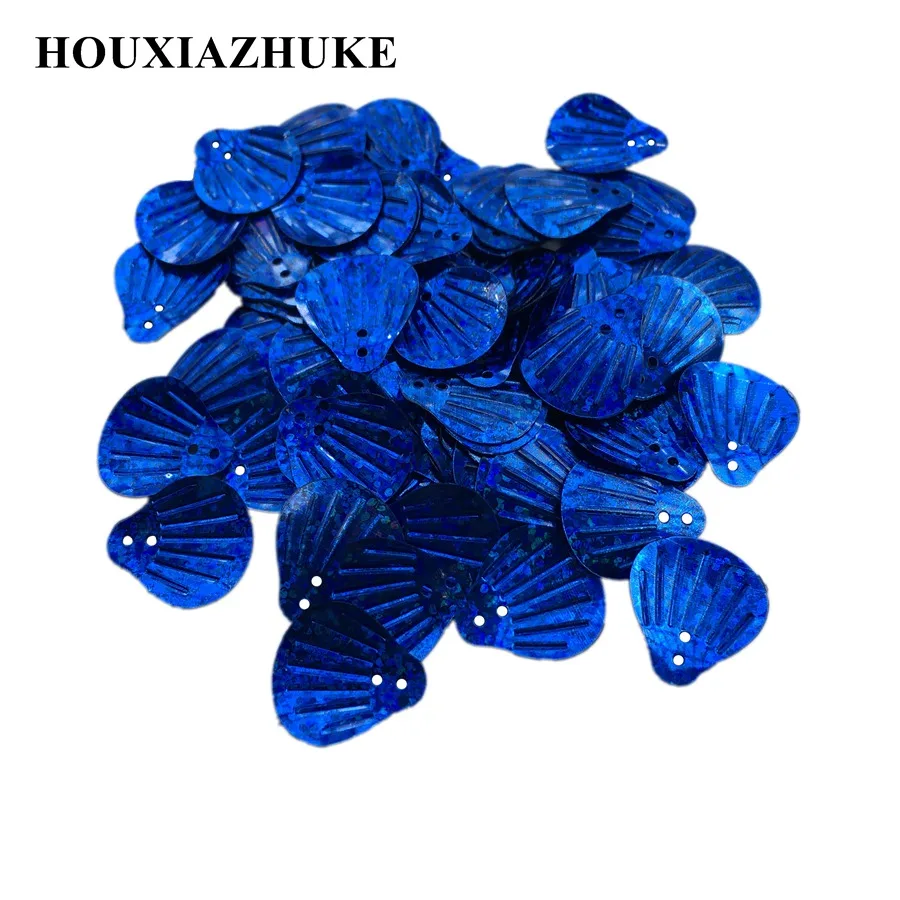 glitter blue 20 мм в форме ракушки блестки 1000 шт в партии для diy ремесла аксессуары - Цвет: glitter blue