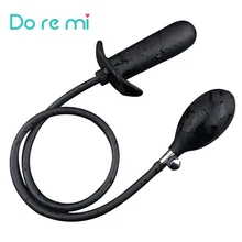 Do re mi Inflatable Anal Plug Silicone After The Court Plug Expansion Altruise Stimulates Masturbation Adult Supplies