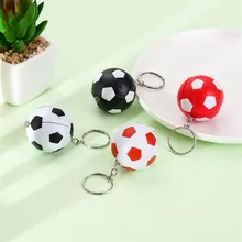 1 шт. креативный многоцветный светодиодный светильник s Футбол дорожный светильник брелок автомобильный брелок декорация подарки брелок для ключей