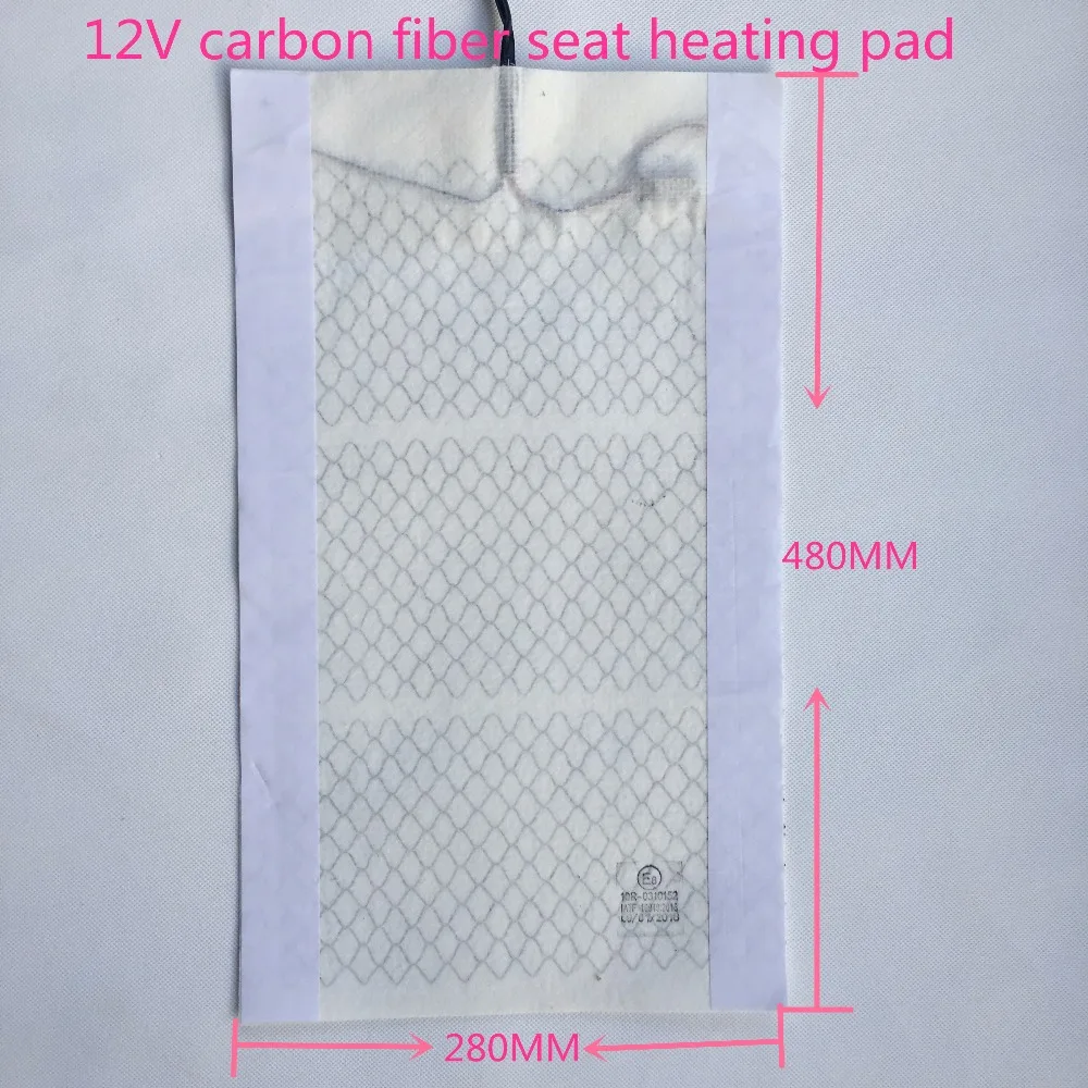 

2pcs/lot 12V Carbon Fiber Car Seat Heater Heating Pads Winter Warmer 12V Heated Car Vehicle SUV Seat Cushion Cover