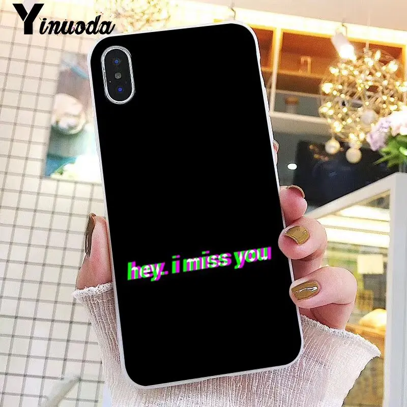 Yinuoda Babe babygirl honey line Text art чехол для iPhone X XS MAX 6 6s 7 7plus 8 8Plus 5 5S SE XR 10 11 pro max