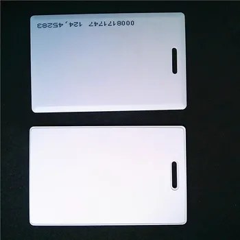 

100Pcs/lot 125khz EM4100 TK4100 Clamshell EM Marine Card Thick RFID Card Access Control ID Card Read Only