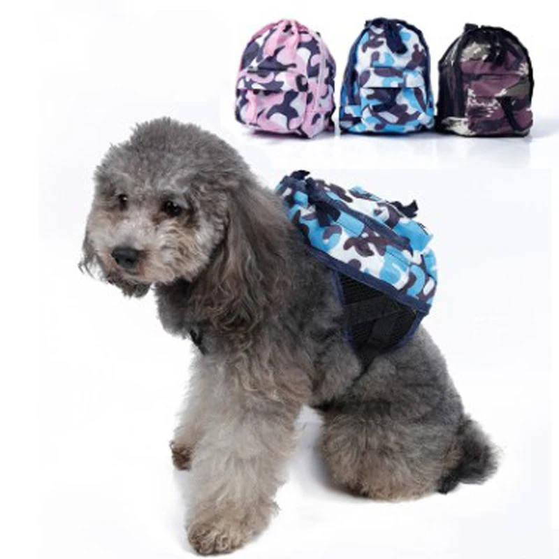 Полезные собака рюкзак камуфляж собака сумки Cool Teddy сумки с S L Размеры щенка рюкзак для вне сумка для ПЭТ