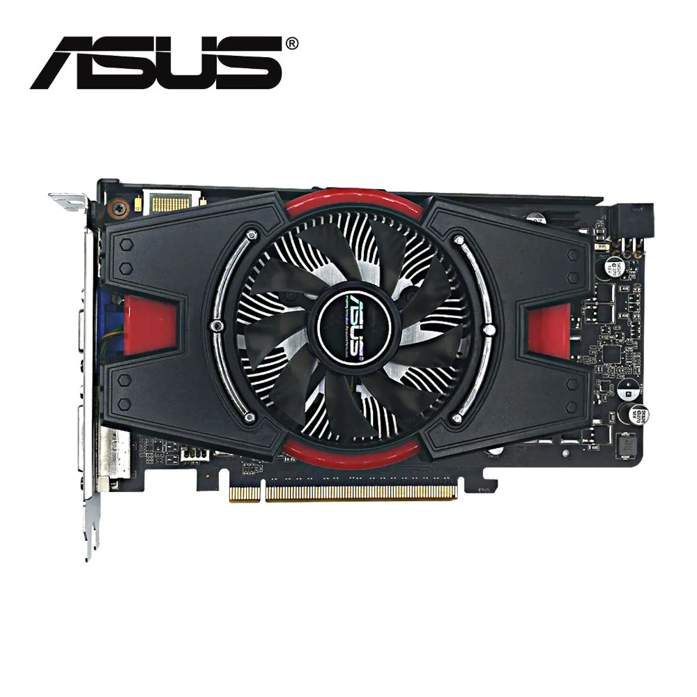 Goede Gebruikt, originele ASUS GTX 550Ti real 1G GDDR5 192bit HD video kaart, 100% getest goed!