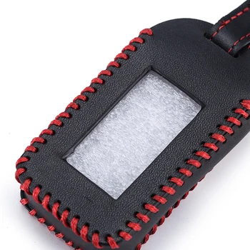 

Starline E60 E90 Hand Sewn Leather Key Cover Cases For StarLine E90 E60 E63 E93 E95 E66 E96 LCD Remote Controller Transmitter