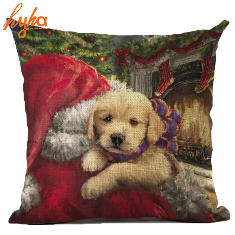 dog christmas cushion christmas decorative pillows cotton christmas tree shop discount coupons
