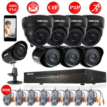 OWSOO Outtdoor 800TVL CCTV система безопасности камеры Полный CIF HDMI 16CH DVR комплект 4* Внутренняя ИК-камера+ 4* атмосферостойкая CCTV камера s