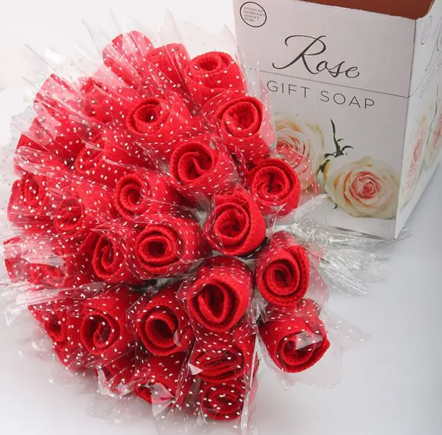 120 x Creative Wedding Favors Birthday Party Gifts Single Rose Design
