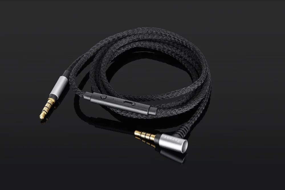 LN004763 With Mic Remote Volume Control Hi OFC Red Yellow And Green Cable For Sennheiser HD598 HD558 HD518 Headphone Earphone