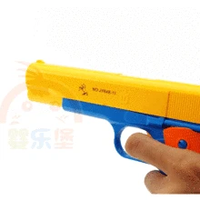 Световой игрушечный пистолет ручной игрушечный пистолет 10 мягкой пулевой пистолет одинаковая мягкий латекс световой пуля M1911 полуавтоматическая машина для моделирования