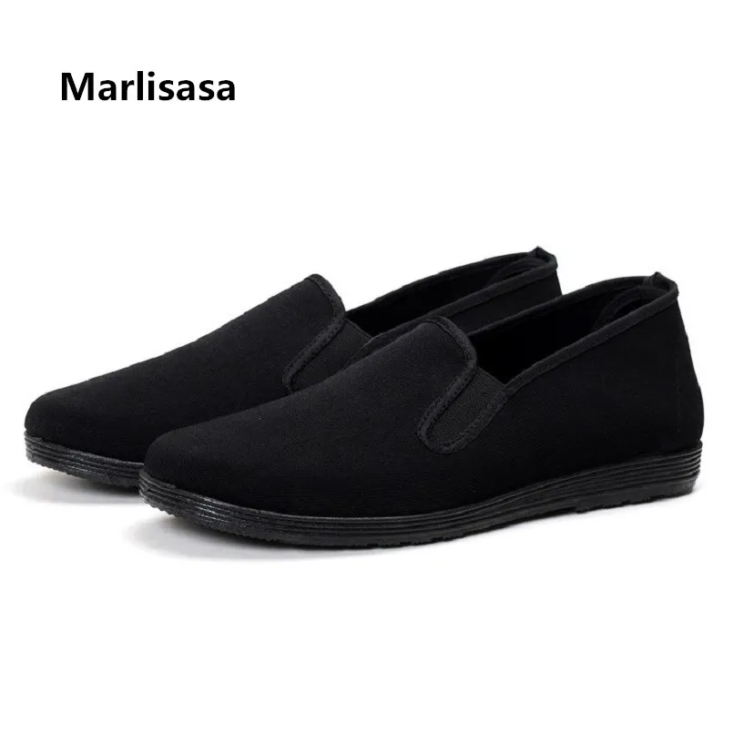 

Marlisasa Male Fashion Black Light Weight Cloth Shoes Men Cool Street Shoes Man's Black Spring Retro Shoes Zapatos Hombre F2767