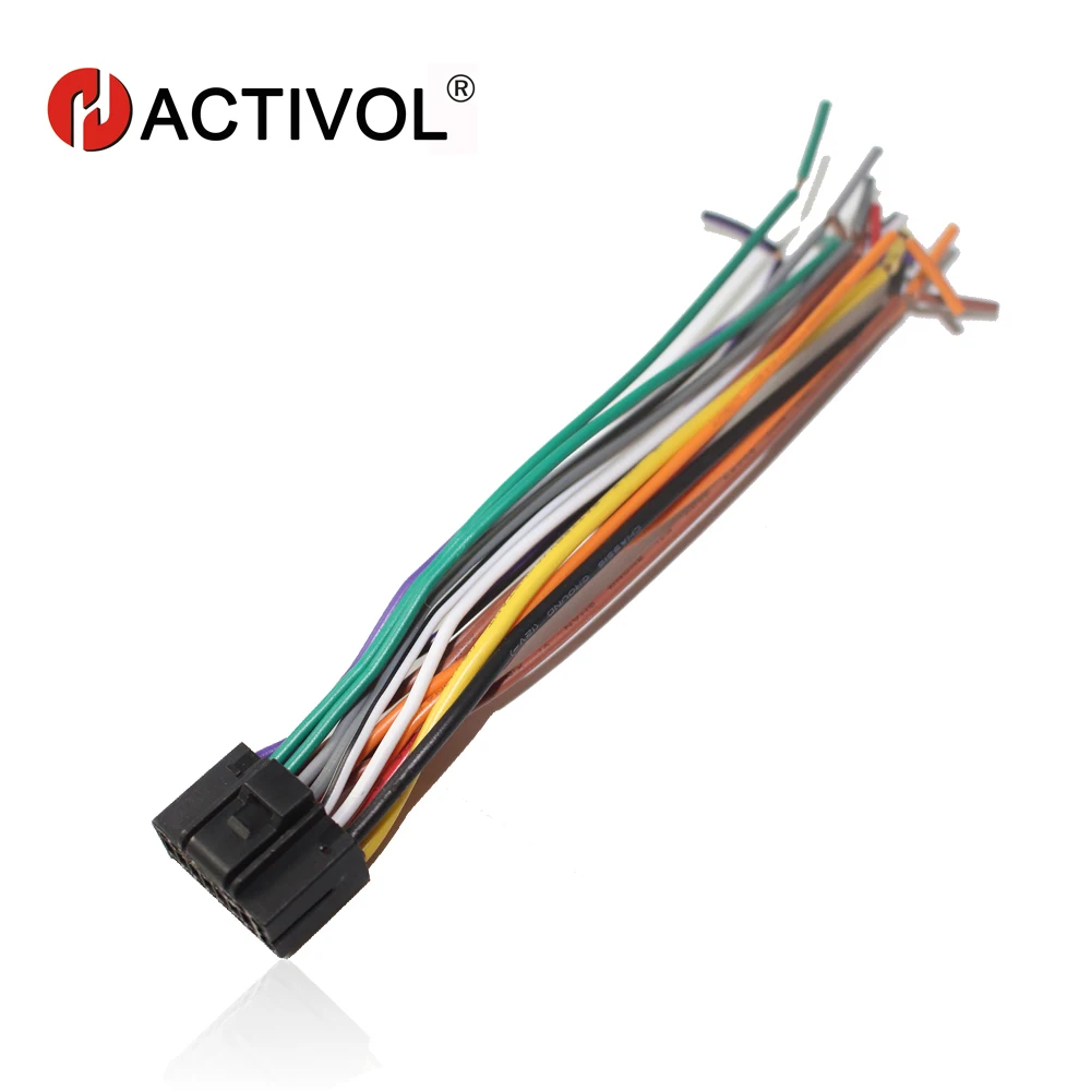 

Free shipping Car Radio Stereo ISO Plug Power Adapter Wiring Harness for Chevrolet Lova Chery ISO harness power cable