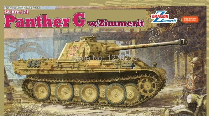 [Dragon] Plastic Model Kit 1/35 Panther G w/Zimmerit (6384