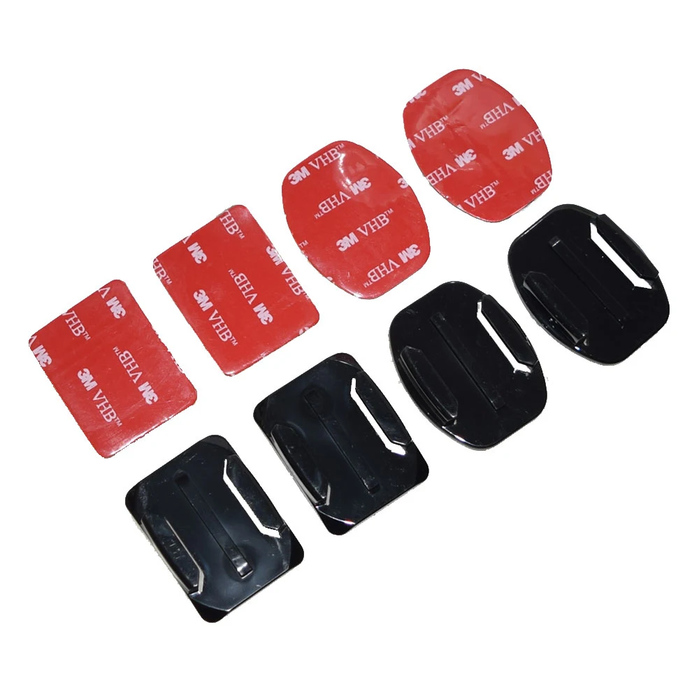 Wholesale Top Quality Action Cam Accessories 2 Pcs Square Base and 2 Pcs Oval-shaped Base With Double-sided Adhesive Sticker for SJCAM Cam Buy Cheap Top Quality Action Cam Accessories 2 Pcs Square Base and 2 Pcs Oval-shaped Base With Double-sided Adhesive Sticker for SJCAM Cam