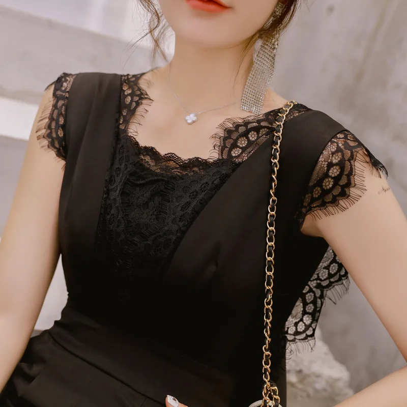 2019 Sexy Woman Jumpsuit Plus Size Sexy Lace Elegant Black Bodysuit Women Combinaison Femme Monos Largos Mujer Pantalon Largo 2019 Sexy Woman Jumpsuit Plus Size Sexy Lace Elegant Black Bodysuit Women Combinaison Femme Monos Largos Mujer Pantalon Largo