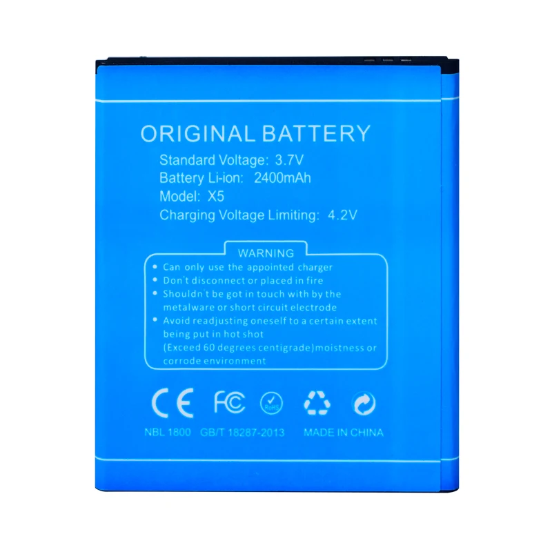 Аккумулятор мобильного телефона Для Doogee X5 батареи 2400mAh 3,7 V литий-ионная аккумуляторная батарея высокого качества