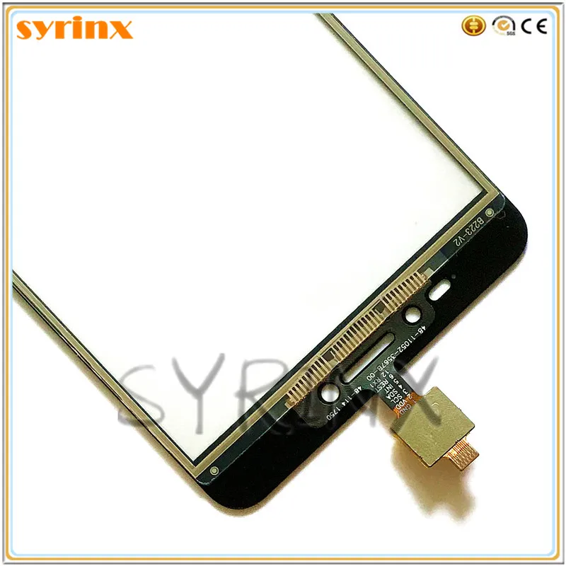 Syrinx лента мобильный телефон сенсорный экран дигитайзер для BQ 5204 Strike Selfie BQ-5204 Передняя панель Стекло Объектив сенсор сенсорный экран