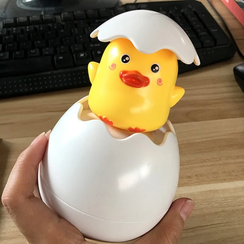 Water Spray Duck Eggs Bath Toys For Children Baby Boy Girl Cute Magic Hatching Growing Duck Eggs Shower Newborn Baby Toys