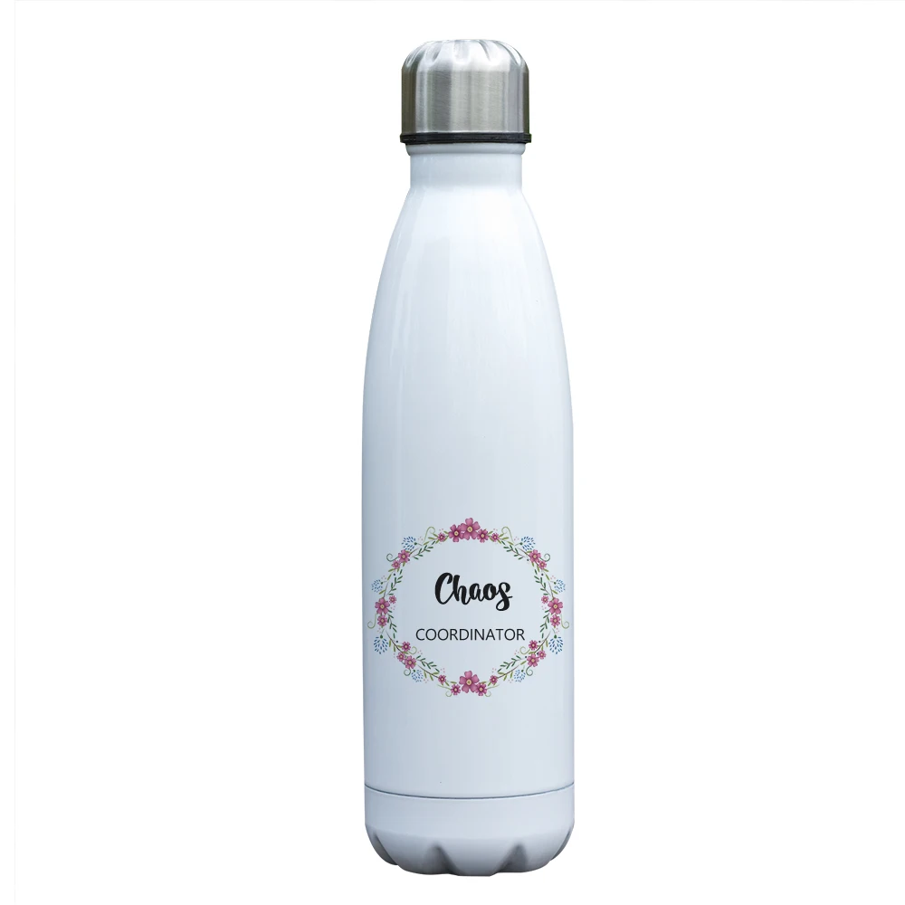 Вакуумная бутылка Chaos Coordinator подарок для мамы или учителя подарок для учителя подарок на день матери для нее Изолированная бутылка на заказ