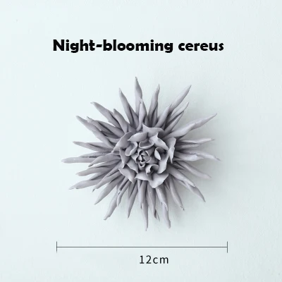 Современный керамический цветок настенный Лилия смола цветок ремесла орнамент украшение Европейский Гостиная ТВ фон настенное искусство - Цвет: style 10