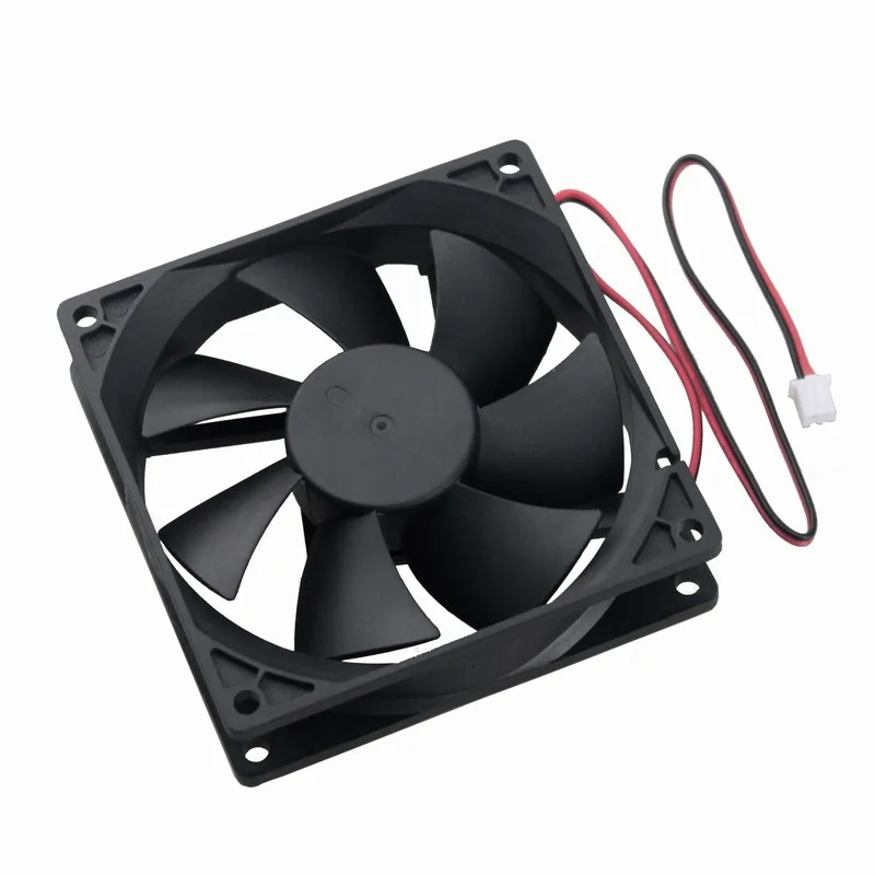 Rolamento de Esferas Cooler do Processador do Computador Ventilador de Refrigeração sem Escova Gdstime mm 2pin 25 90 dc 12 v 92mm x 9225 9 cm 10 Pcs 90mm * - Imagem 3