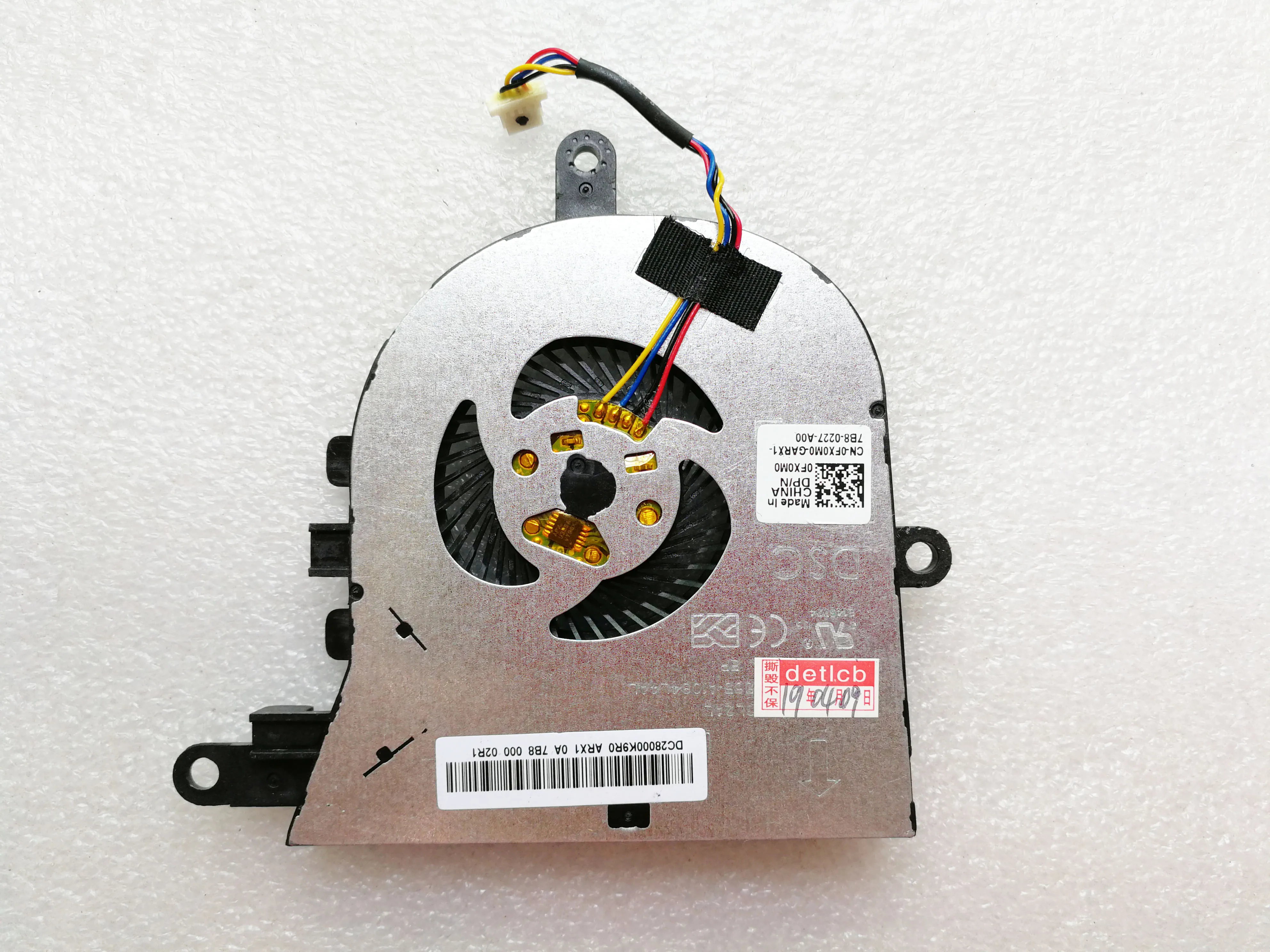 Оригинальный вентилятор для Dell Latitude 3590 L3590 E3590 inspiron 15 5570 5575 FX0M0 0FX0M0 cn