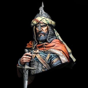 

1:10 Resin Bust Model Ancient War Subject Arab Knight X158