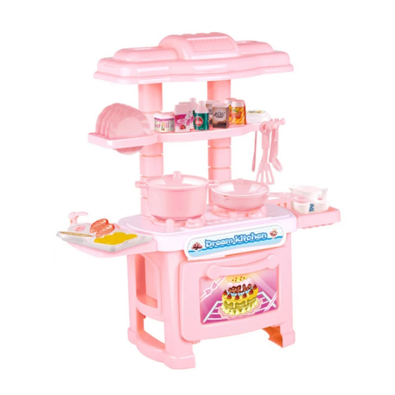 Детский кухонный набор детские кухонные игрушки большие игрушечные кухонные принадлежности модель красочная игра обучающая игрушка для девочек