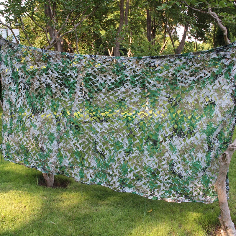 

Woodland Digital Camo Netting 3D Digital Net Ultra-Lite - Sized Heavy Duty Arcturus Camo Digital Blind with Mesh Support Grid