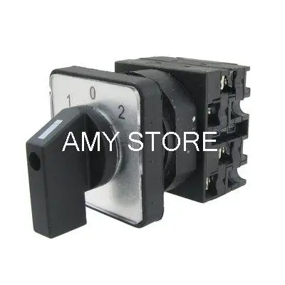 

240VAC on/off/on Positions 8 Screw Terminals Rotary Changeover Switch
