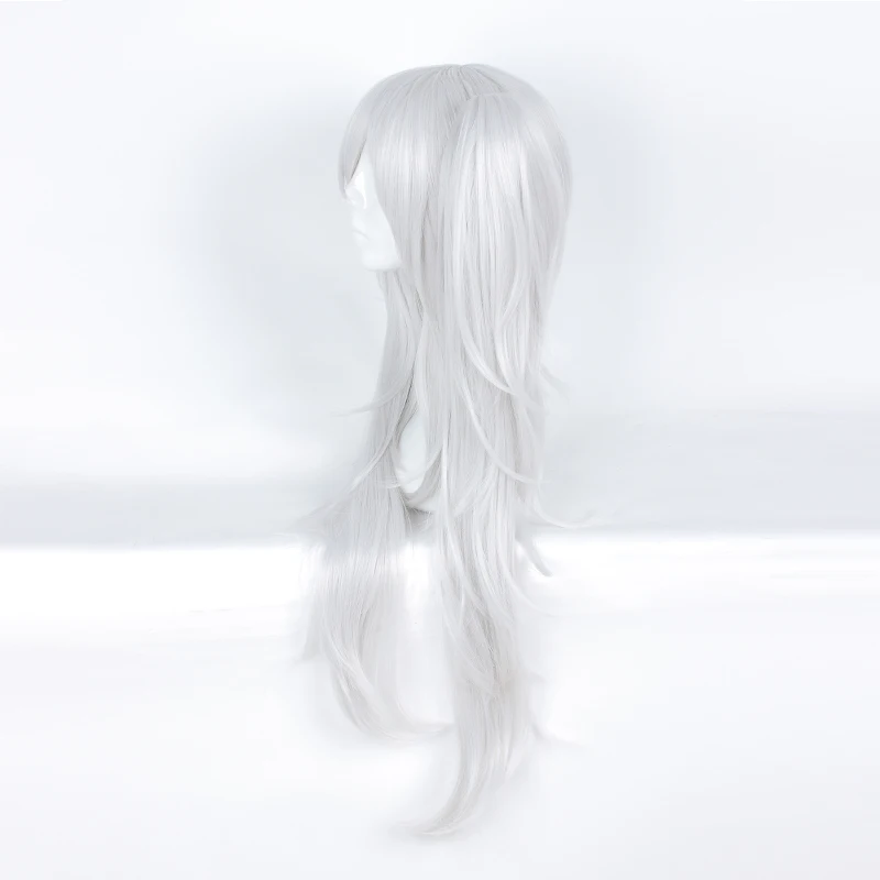 MCOSER 100 см длинные волосы синтетический светильник синий костюм для косплея парик+ 2 хвоста высокотемпературные волокна волос