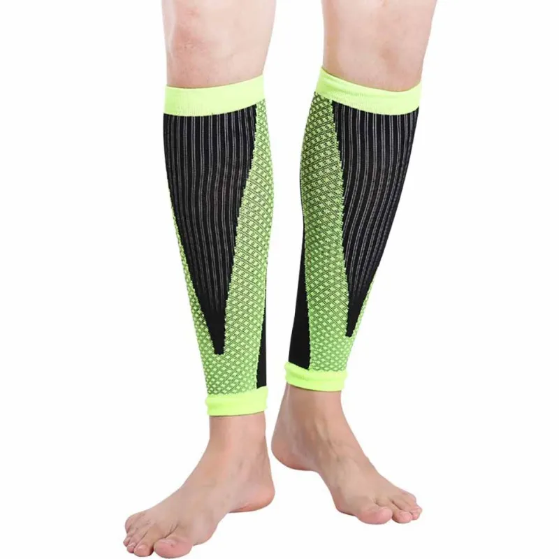 Unisex Athletics Compression Sleeves Calf Leg Men Wome Running Cycling Legwarmers Elbow Knee Pads Protection Sports Safety ST