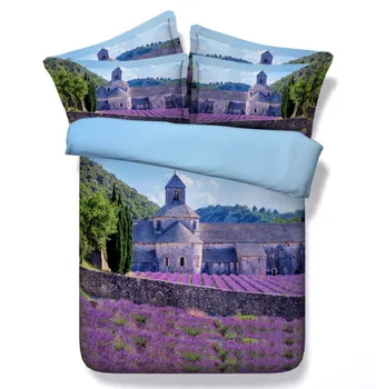 

Purple blue bedding lavender comforter sets queen super king size quilt duvet cover bed sheet linen bedspreads full twin double