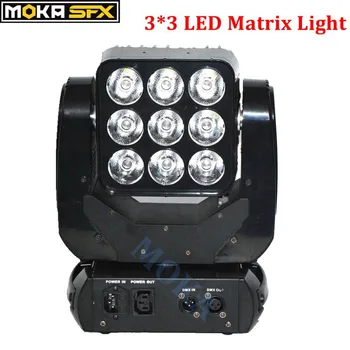 

1pcs 9x10w LED Moving Head Light RGB Led Matrix Light DJ Equipment for Disco Bar Nightclub Wedding Stage Party Decoration