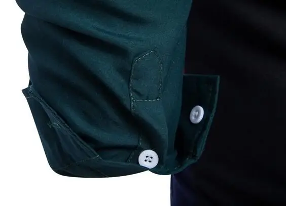 Xiao Long# LS Мужская черная белая зеленая коричневая одежда бренд YSMILE Y Long#54 мужские черные длинные рубашки с рукавами