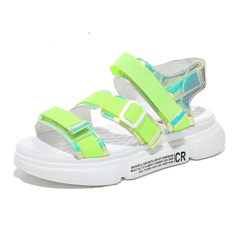 

2019 Women Sandals Summer New Platform Shoes Breathable Fashion Shopping Ladies Walking Shoes Roman Sandals Women