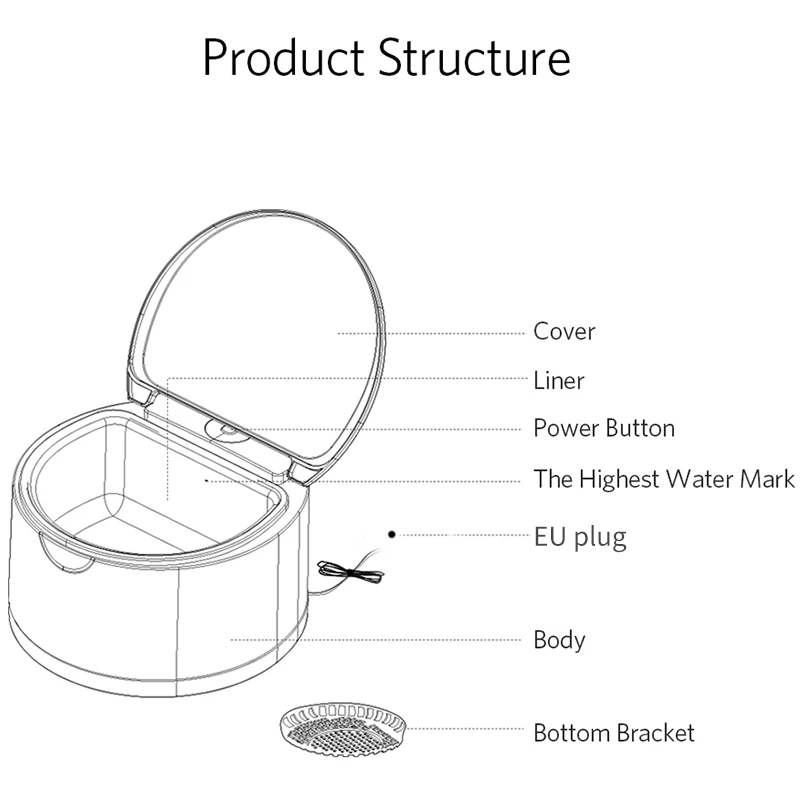 Протез очиститель Ванна аксессуары для ванной комнаты для поддельных зубов монеты ювелирные изделия-ЕС Plug
