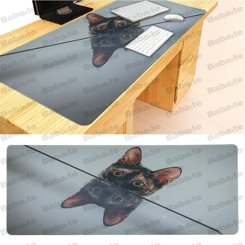Babaite высокое качество крутая кошка DIY Дизайн Шаблон игра защелка для мыши Размер для 30x90 см 40x90 см Коврик для мыши