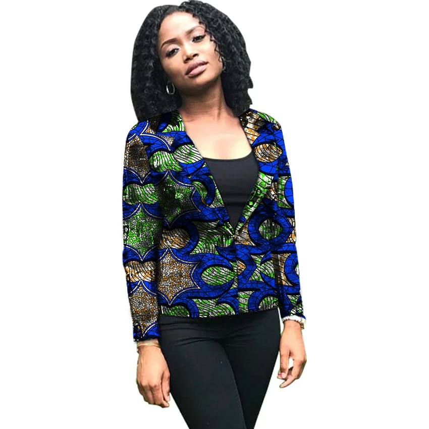 African Print Women Suit Jacket Fashion Africa Festive Ladies Blazers