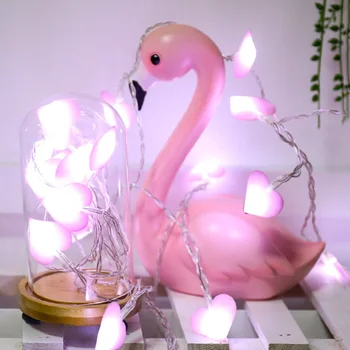 

Love Heart Wedding LED String Fairy Light Christmas LED Indoor Party Garden Garland Lighting QJS Shop